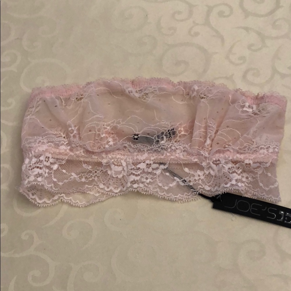 Joes Jeans Pink Lace Bandeau
